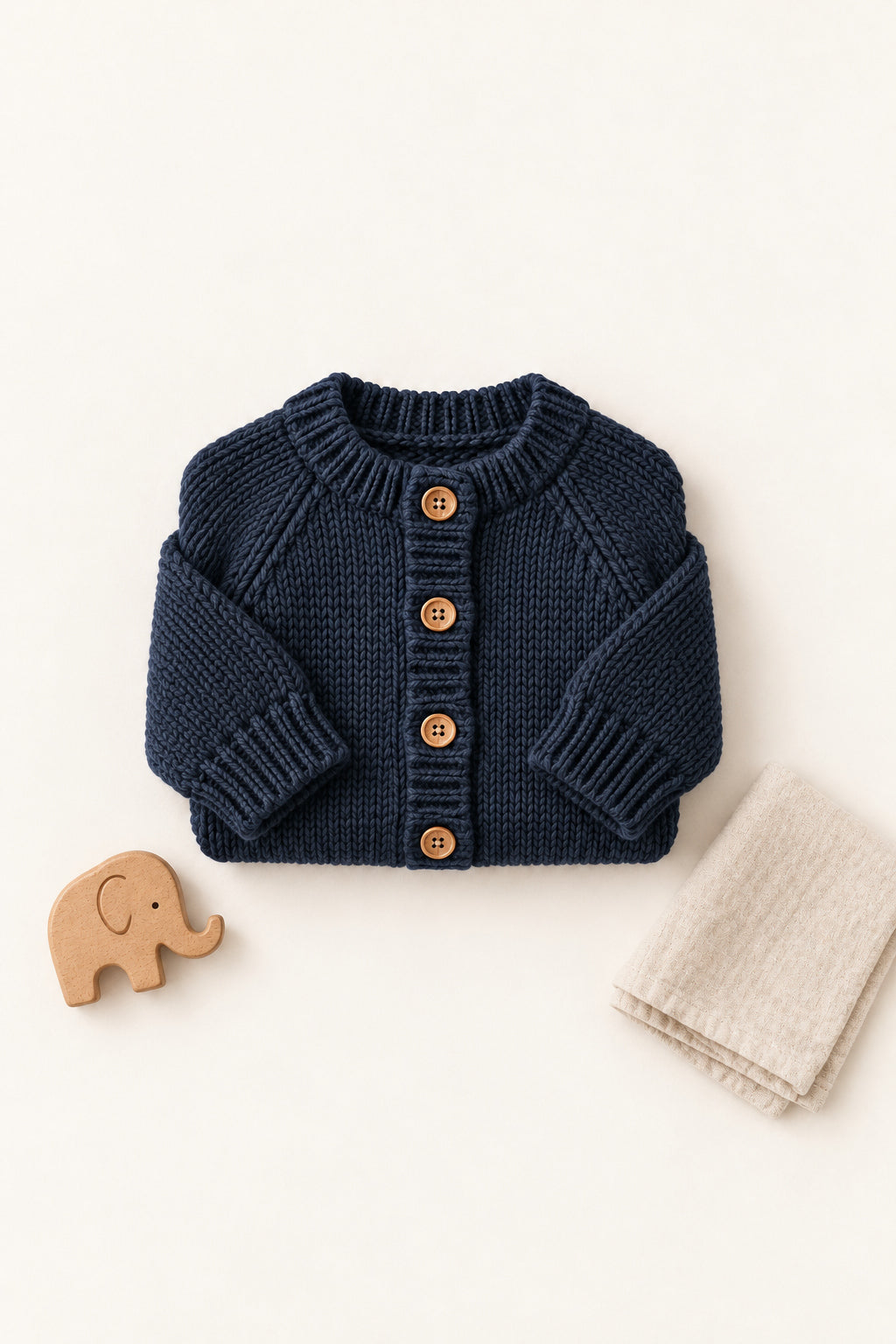 Otter Cardigan in Ink