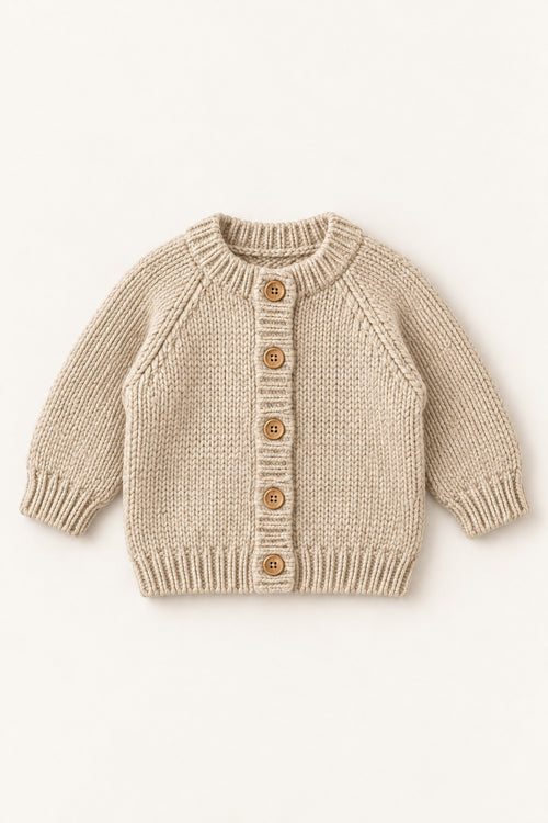 Otter Cardigan in Oat