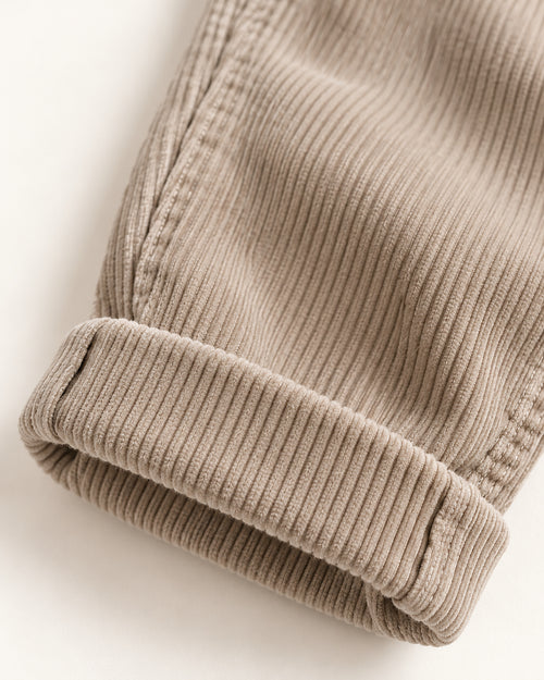Pebble Corduroy Trousers in Pebble