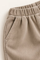 Pebble Corduroy Trousers in Pebble