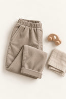Pebble Corduroy Trousers in Pebble