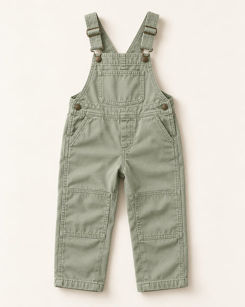 Pinafore Overalls in Sage