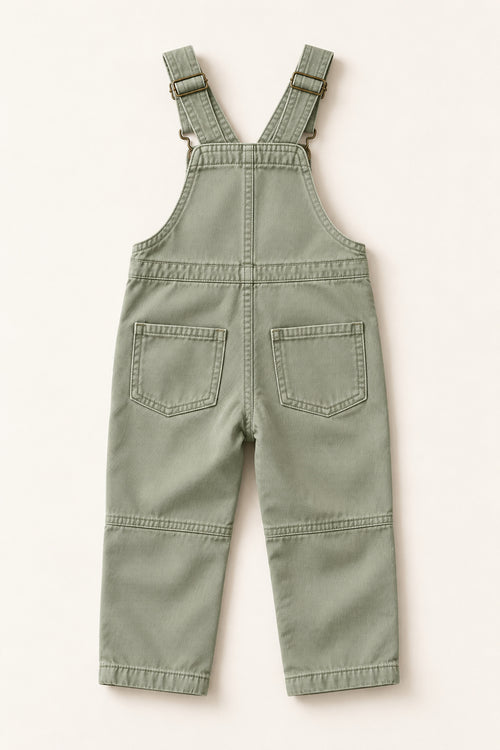 Pinafore Overalls in Sage