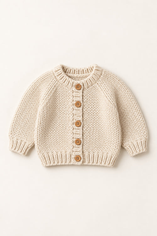 Poppy Cardigan in Cream