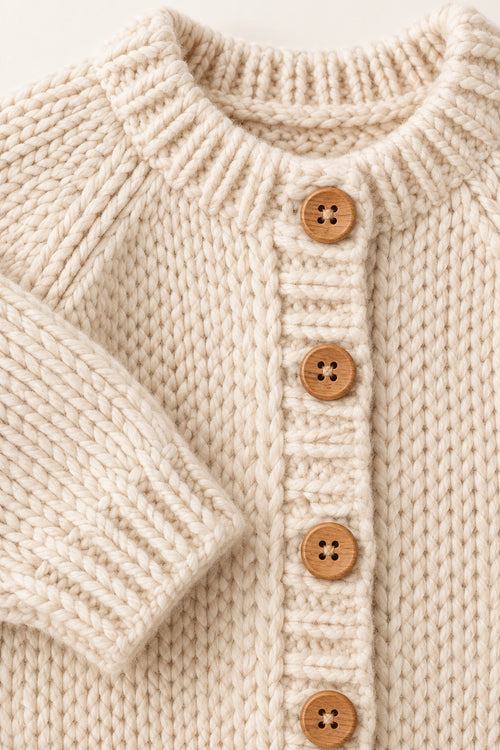 Poppy Cardigan in Cream