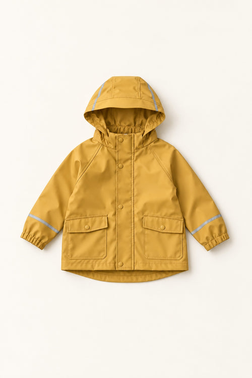Puddle Raincoat in Mustard