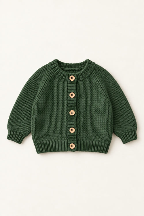 Rowan Cardigan in Forest