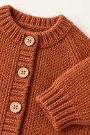 Rowan Cardigan in Rust