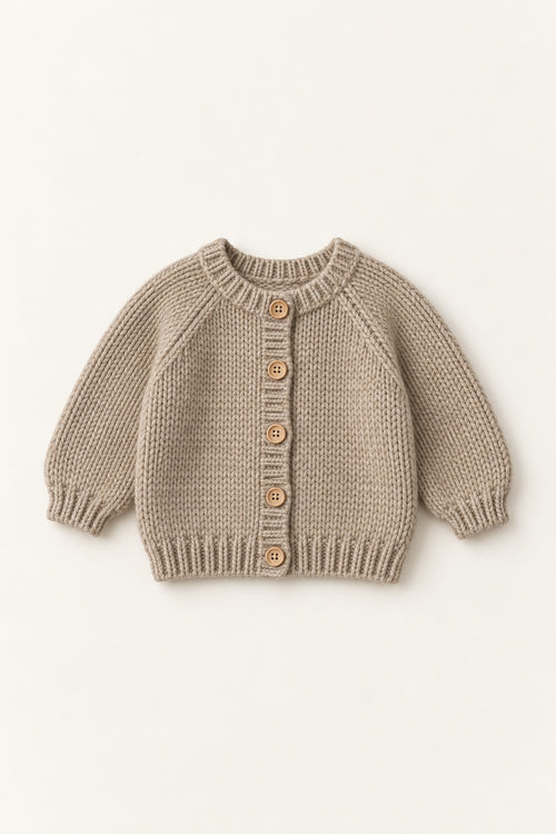 Sparrow Cardigan in Pebble