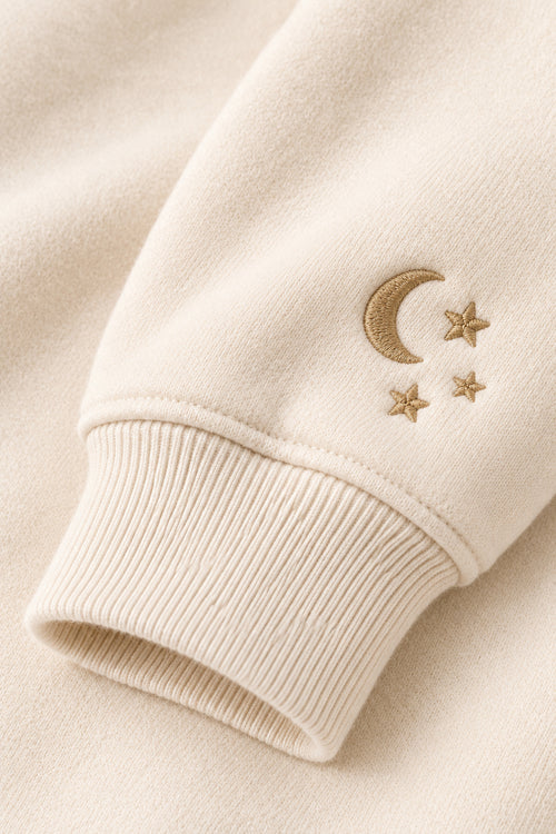 Storybook Crew Sweater in Cream