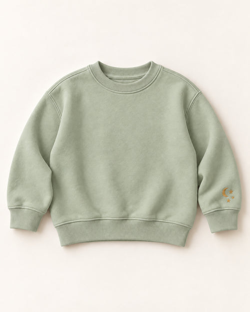 Storybook Crew Sweater in Sage