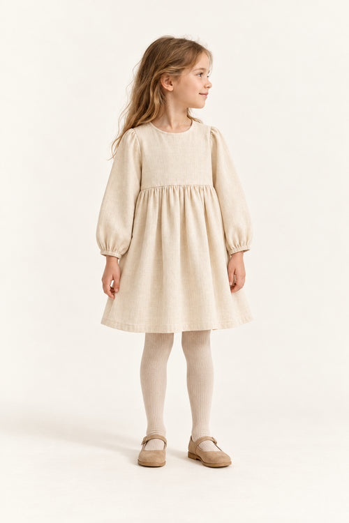 Teasel Dress in Cream