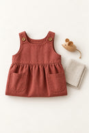 Teasel Pinafore in Berry