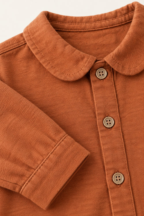 Thistle Shirt in Rust