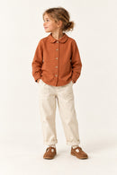 Thistle Shirt in Rust