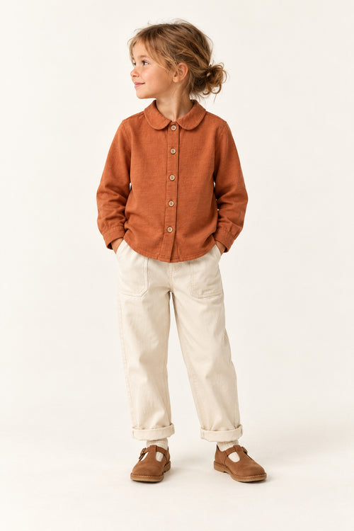Thistle Shirt in Rust