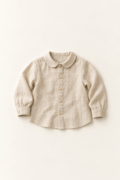 Willow Linen Shirt in Natural