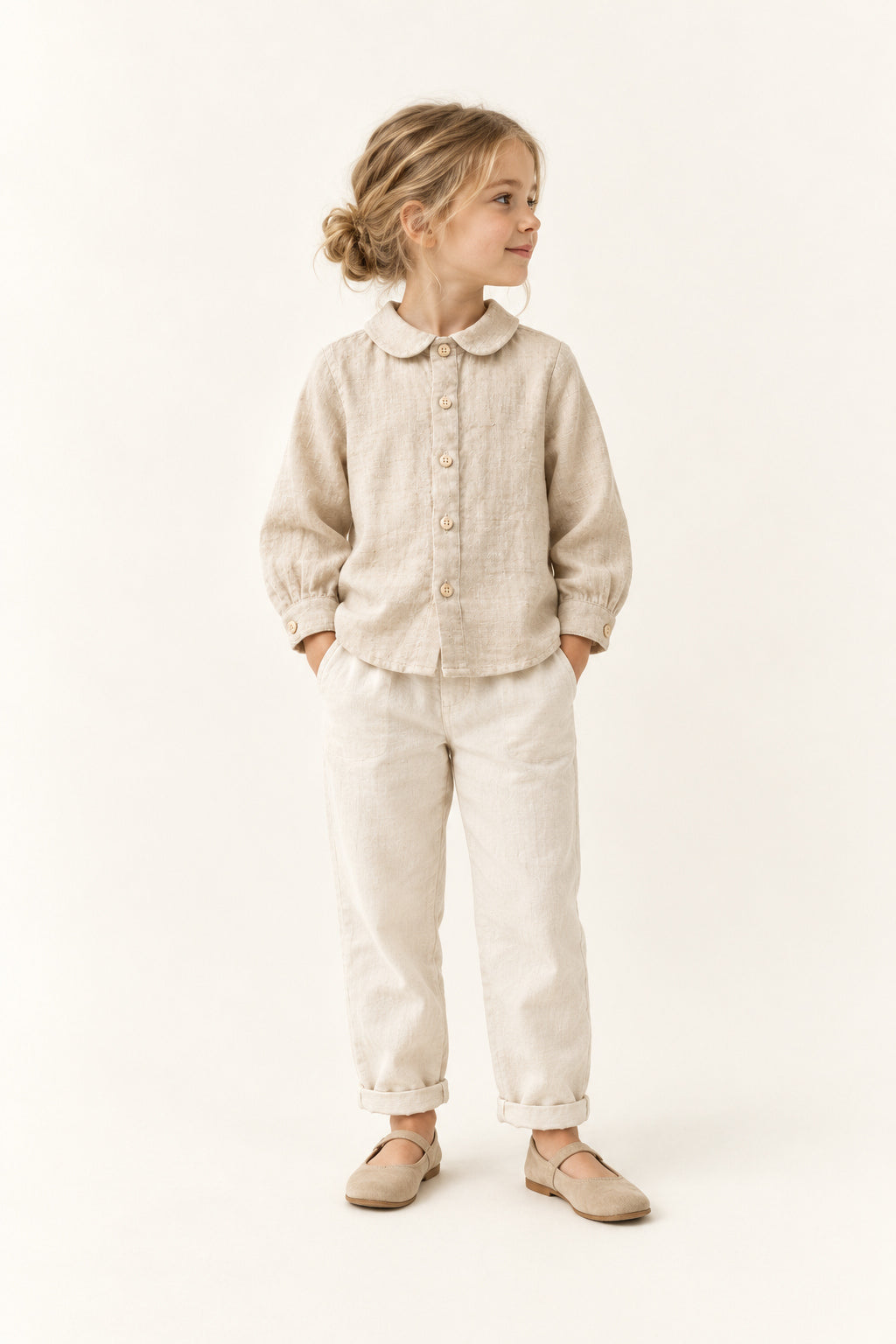 Willow Linen Shirt in Natural
