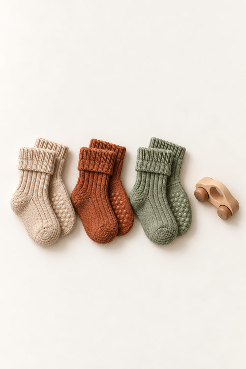 Woolly Socks Trio in Mixed